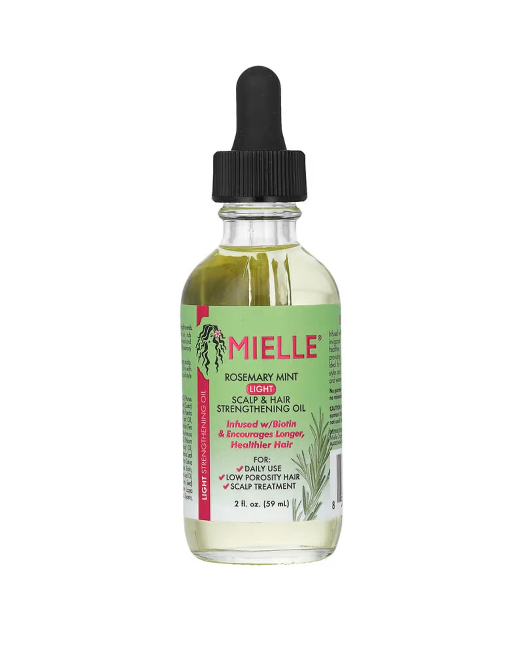 Mielle , Light Scalp & Hair Straightening Oil , Rosemary Mint