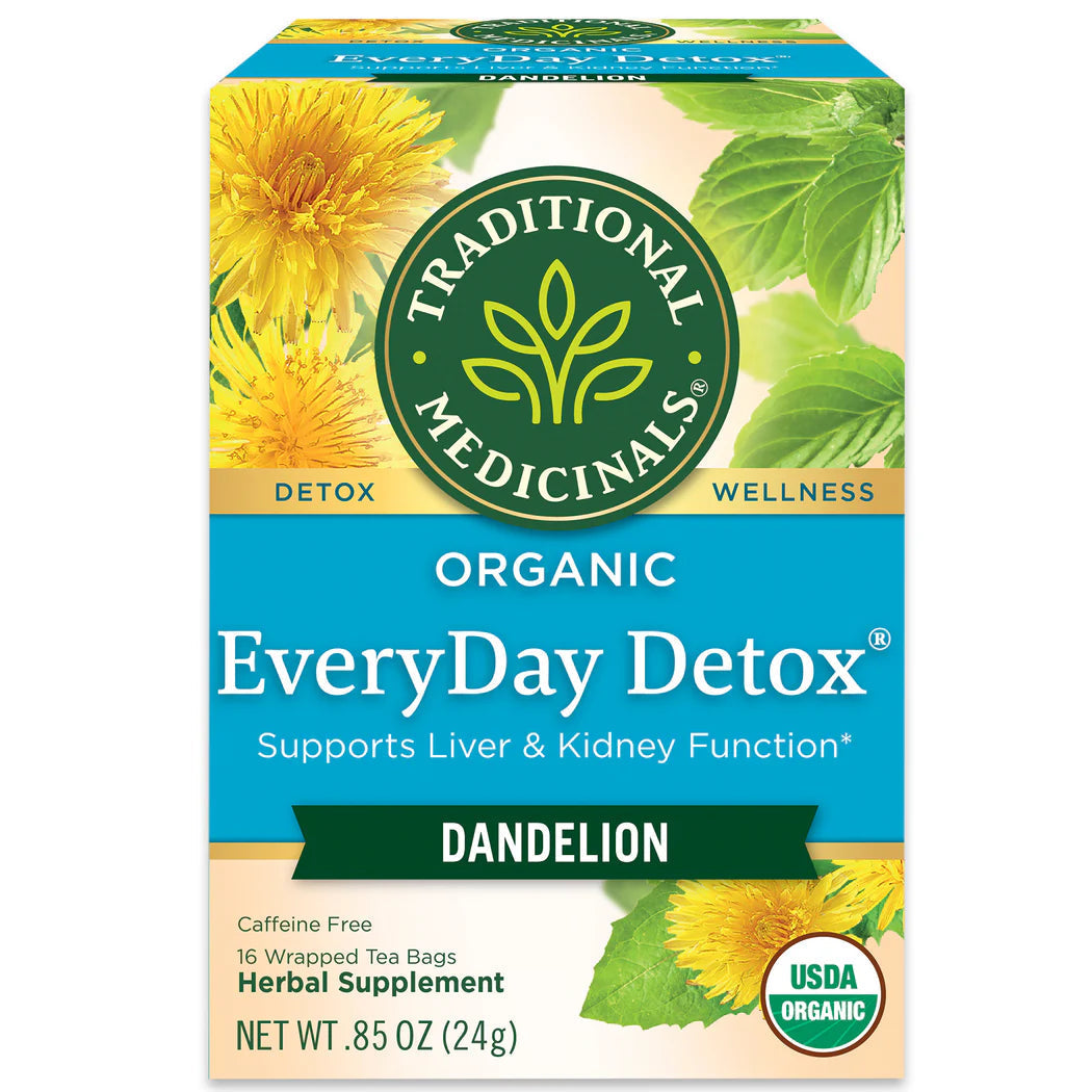 Organic EveryDay Detox Dandelion Tea 16 bags.