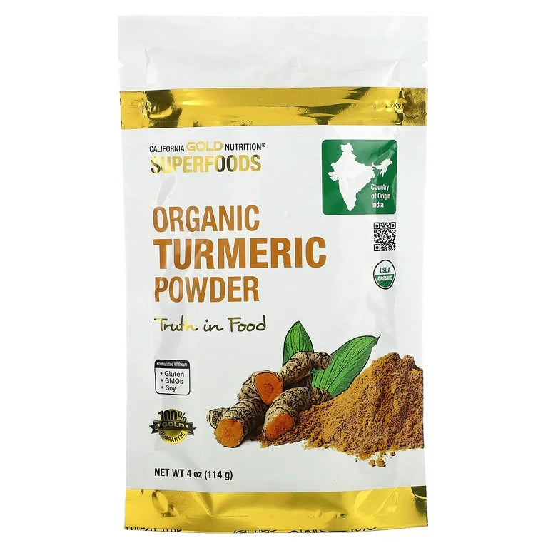 California Gold Nutrition Superfoods, Organic Turmeric Powder