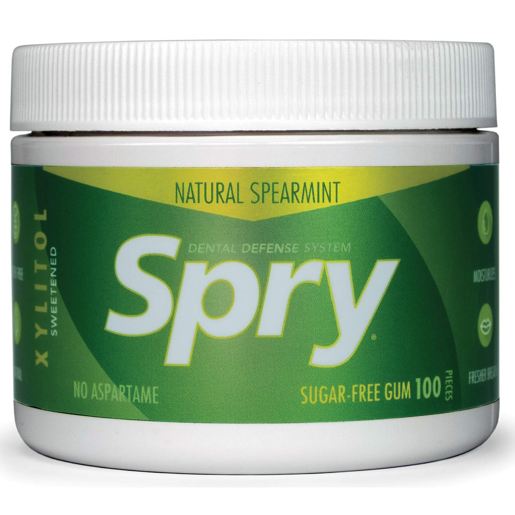 Spry Fresh Natural Chewing Gum - Natural spearmint.