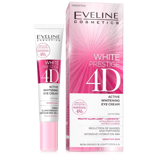 Eveline Cosmetics White Prestige 4D Active Whitening Eye Cream 20ml
