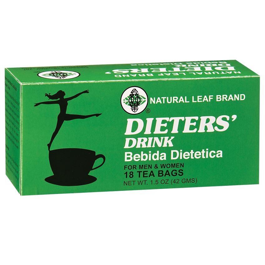 Dieters' Drink Tea for Men & Women - Herbal Supplement for Digestive Support (18 Tea Bags)