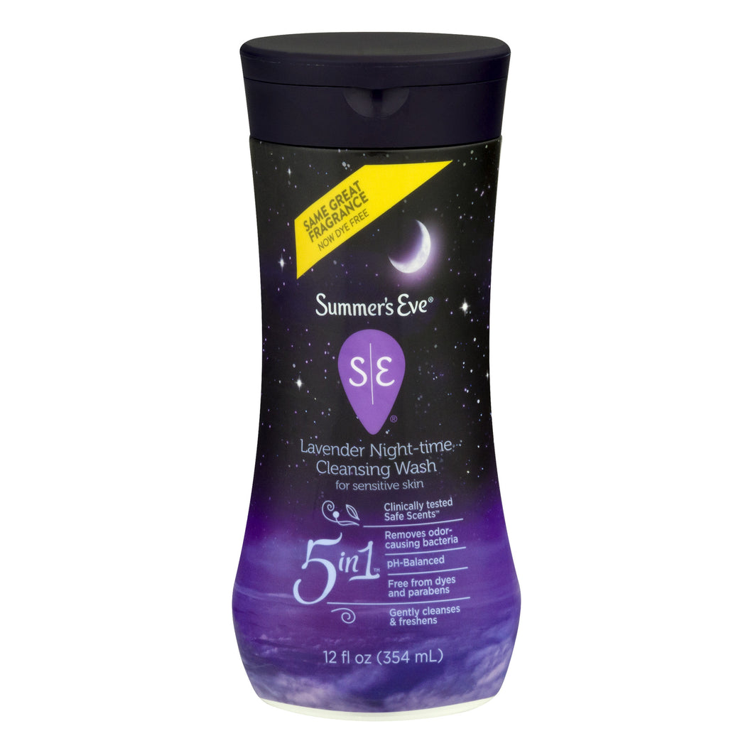 Summer's Eve Night-Time Cleansing Wash, Lavender